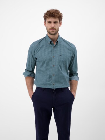 LERROS Regular fit Button Up Shirt in Blue