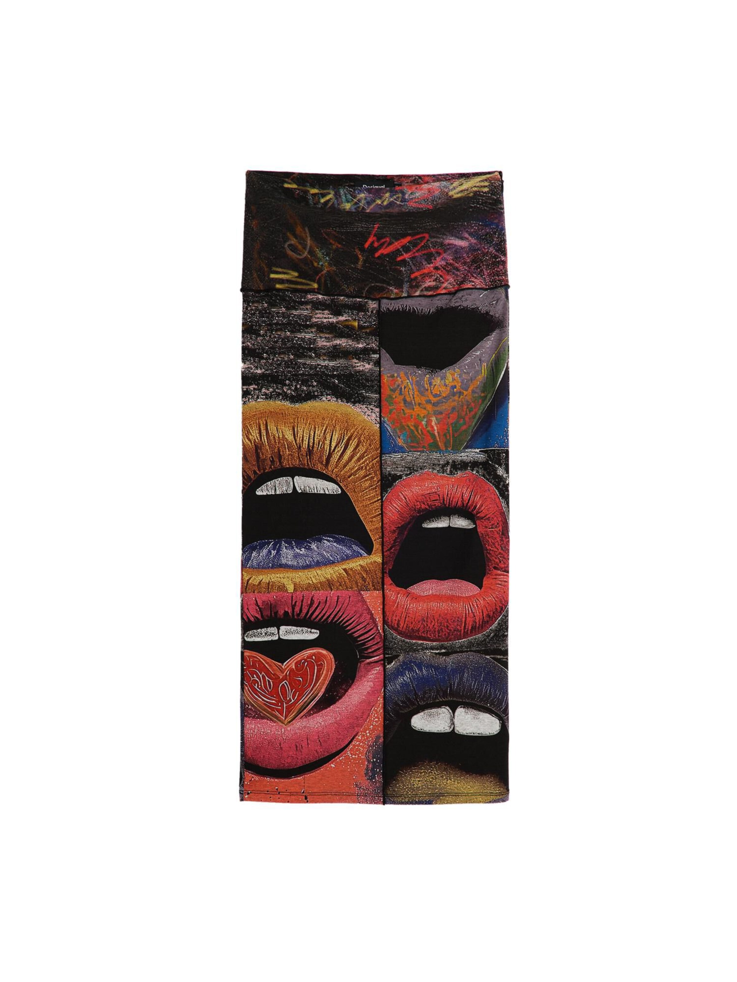 Fustă de la Desigual pe negru: față