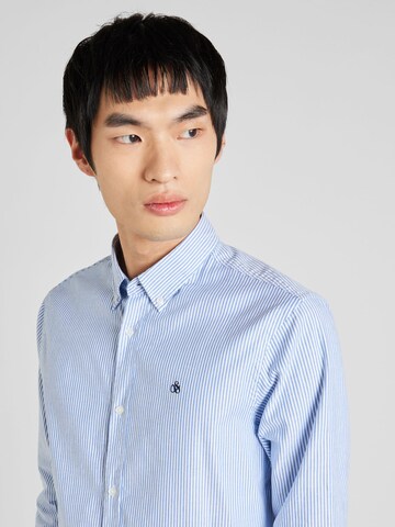 SCOTCH & SODA Regular fit Button Up Shirt 'Essentials' in Blue