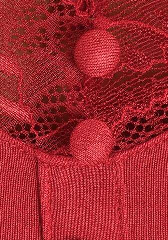 LASCANA - Calções de pijama em vermelho