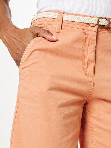 TOM TAILOR Regular Shorts in Orange