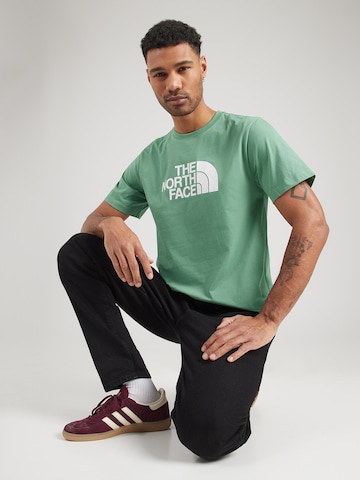 THE NORTH FACE Póló 'EVOLUTION HALF DOME' - zöld: elől