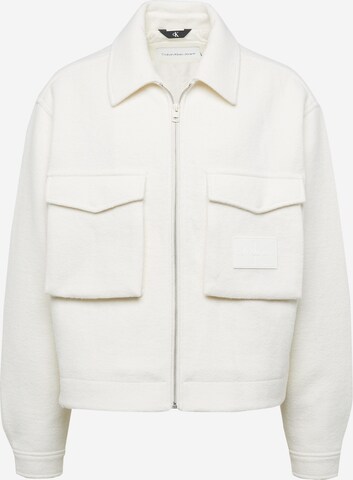 Calvin Klein Jeans Kurtka przejściowa w kolorze biały: przód