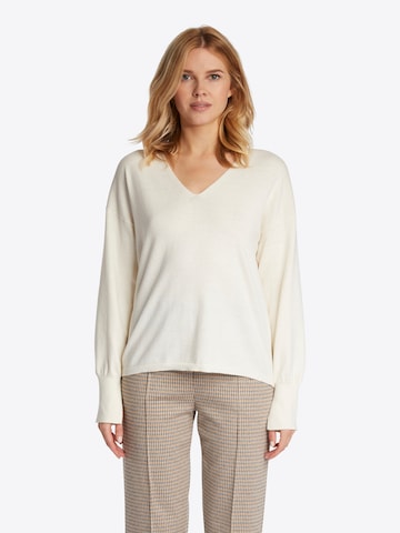 Rich & Royal - Pullover em branco: frente