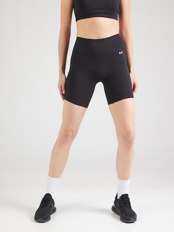 Skinny Pantalon de sport 'Motion' UNDER ARMOUR en noir : devant