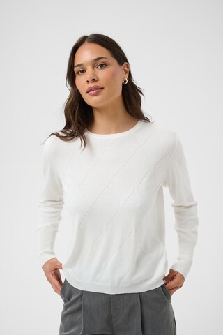 Pull-over Kaffe en blanc