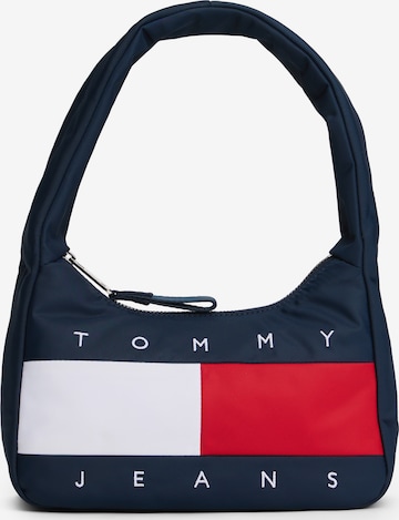 Tommy Jeans - Mala de ombro em azul: frente