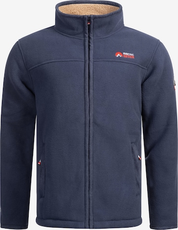Arctic Seven Athletic Fleece Jacket 'Zeroo' in Blue: front
