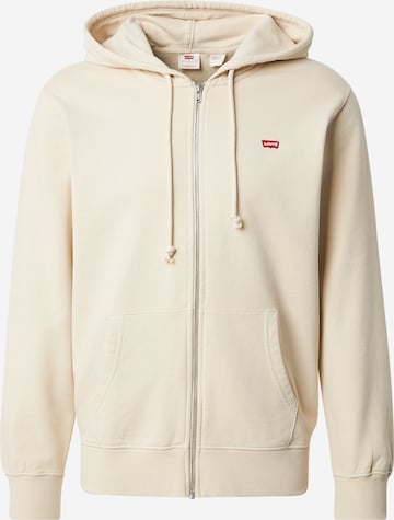 LEVI'S ® Кофта на молнии 'THE ORIGINAL HM' в Бежевый: спереди