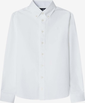 Hackett London Regular Fit Hemd 'Ess' in Weiß: Vorderseite