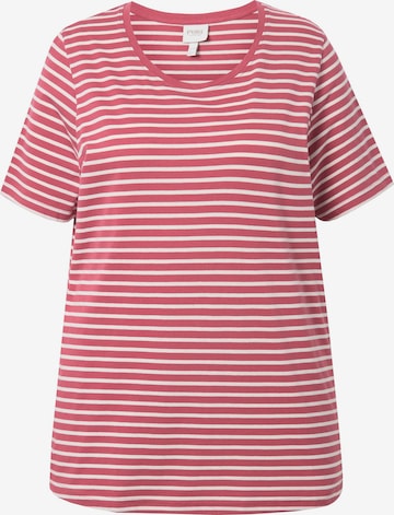 Ulla Popken Pajama shirt in Red: front