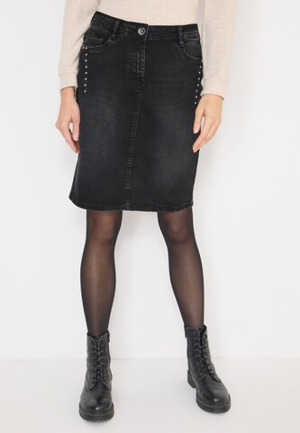 STREET ONE Rock in Schwarz: Vorderseite