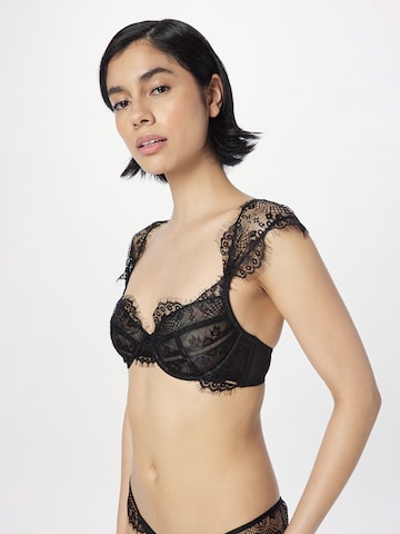 Invisible Soutien-gorge 'Marina' Bluebella en noir : devant