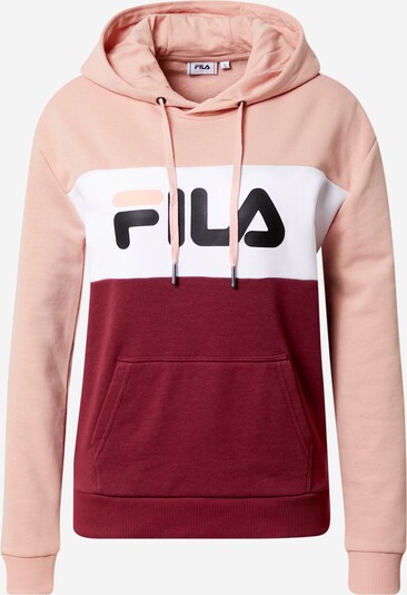 FILA Majica 'Lori' | roza / vinsko rdeča / bela barva, Prikaz izdelka