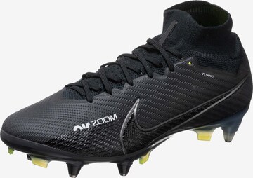 NIKE Soccer Cleats 'Zoom 9 Elite SG-Pro AC' in Black: front