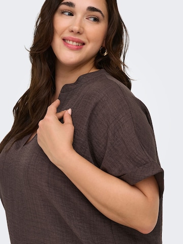 Chemisier 'CARBay' ONLY Carmakoma en marron