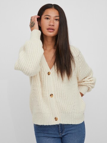 VILA Knit Cardigan 'Suba' in White