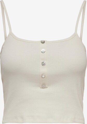 Top 'Nessa' di ONLY in bianco: frontale