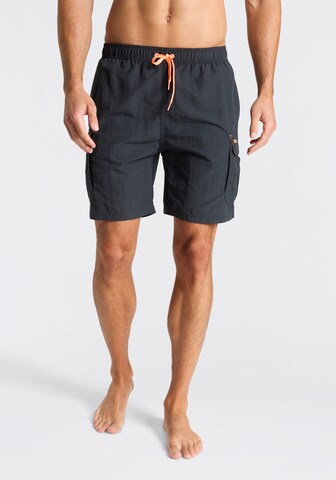 CMP Board Shorts in Blue: front
