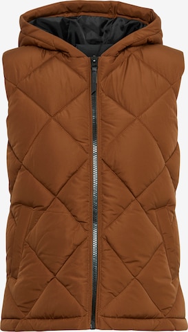 Oxmo Vest 'Stana' in Brown: front