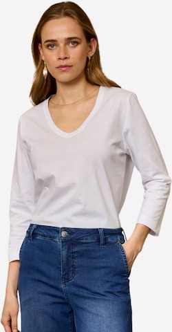 ze-ze Shirt 'Catja 014' in Weiß: Vorderseite