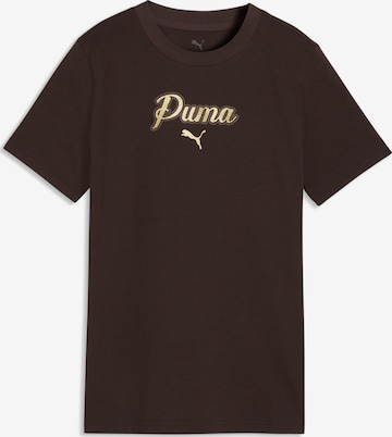 T-Shirt fonctionnel PUMA en marron : devant