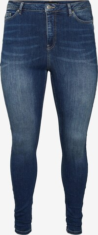 Vero Moda Curve Skinny Jeansy 'Alicelora' w kolorze niebieski: przód