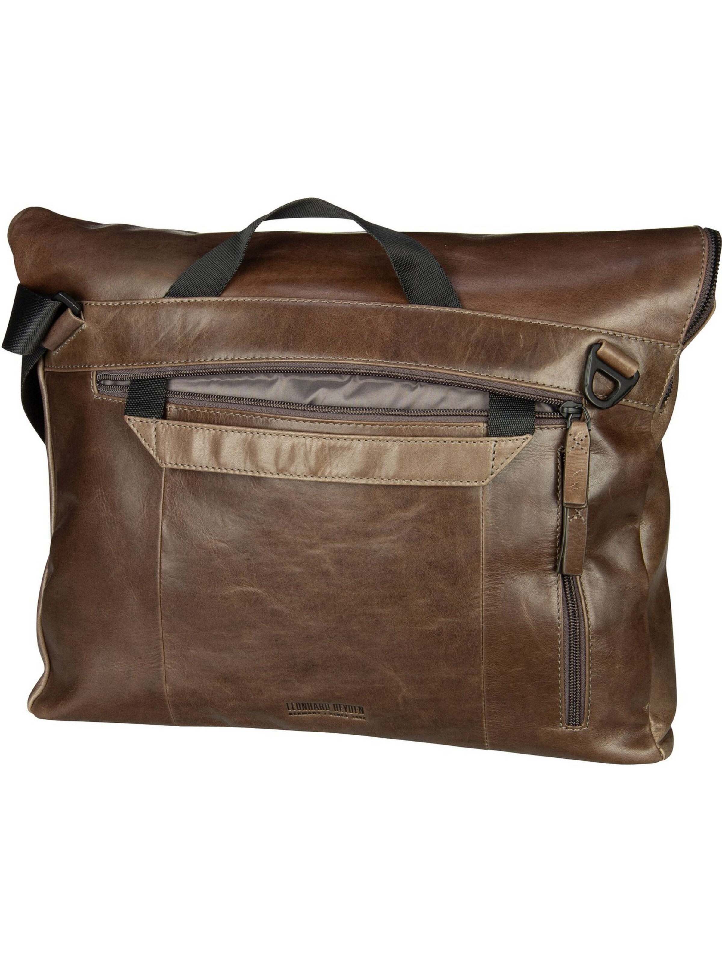 LEONHARD HEYDEN Schoudertas 'Porto' in Bruin