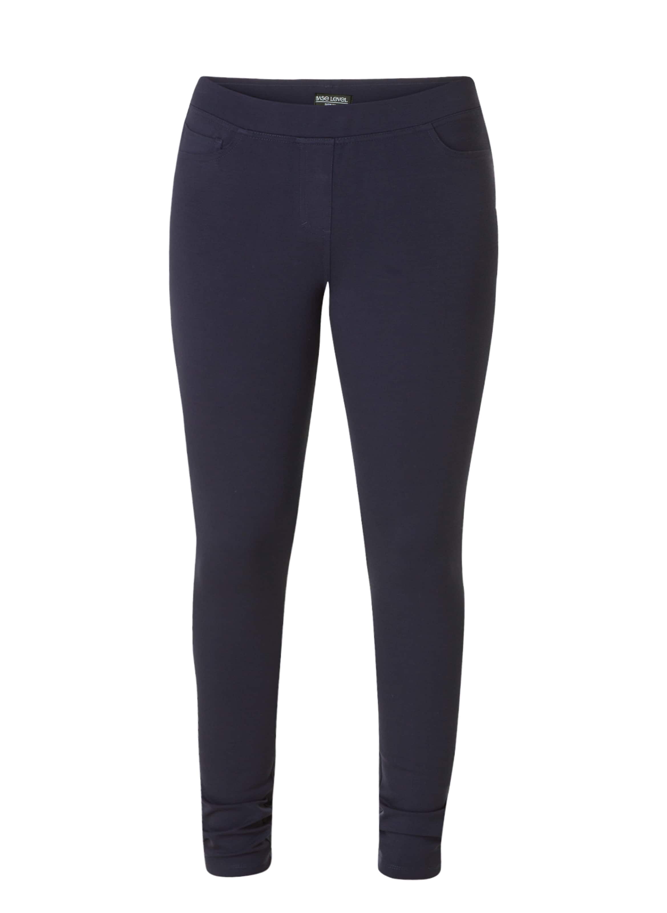 BASE LEVEL Skinny Leggings 'Ornika' in Blau: Vorderseite
