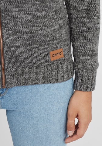 Oxmo Knit Cardigan in Grey