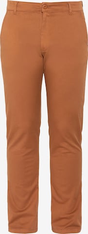 Regular Pantalon Schott NYC en marron : devant