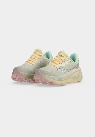 Chaussure de course saucony en beige