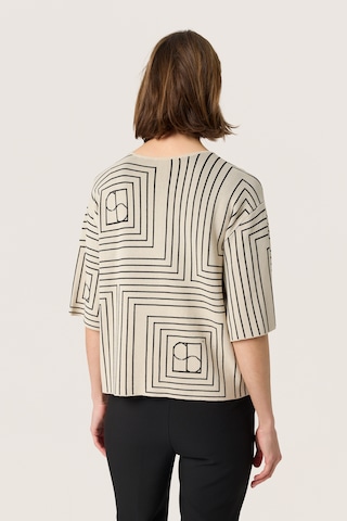 Pull-over 'Indianna Medea' SOAKED IN LUXURY en beige