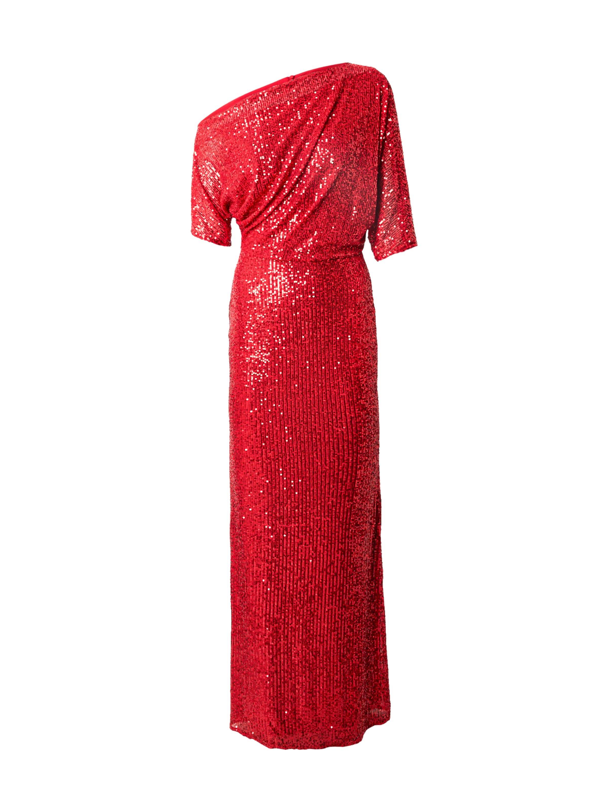 Robe de soirée SWING en rouge : devant