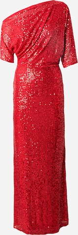 SWING Iltapuku värissä punainen: etupuoli