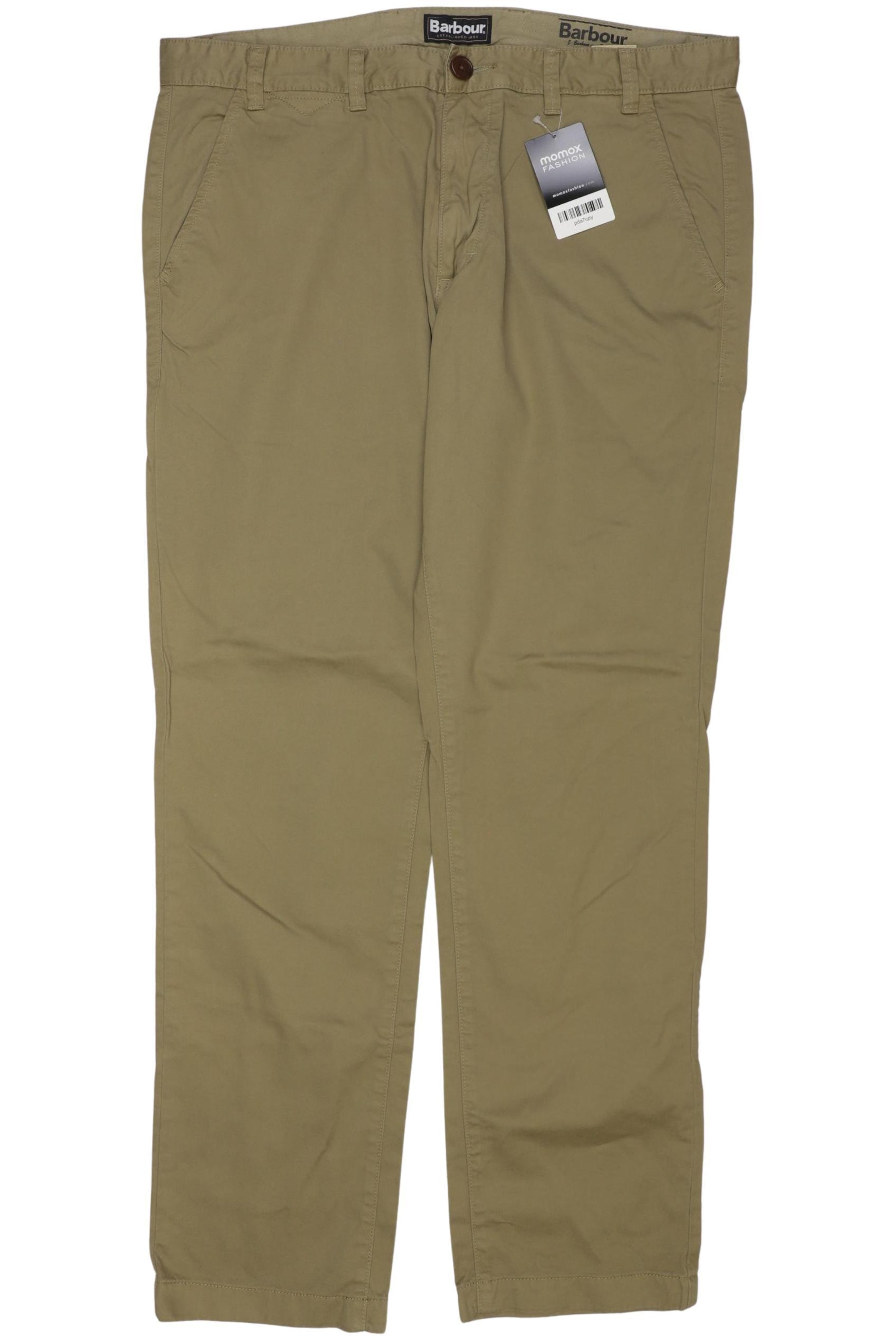 Barbour Stoffhose 38 in Beige: Vorderseite