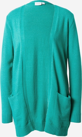 VILA Knit Cardigan 'Ril' in Green: front