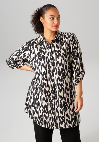 Aniston Bluse in Beige: Vorderseite