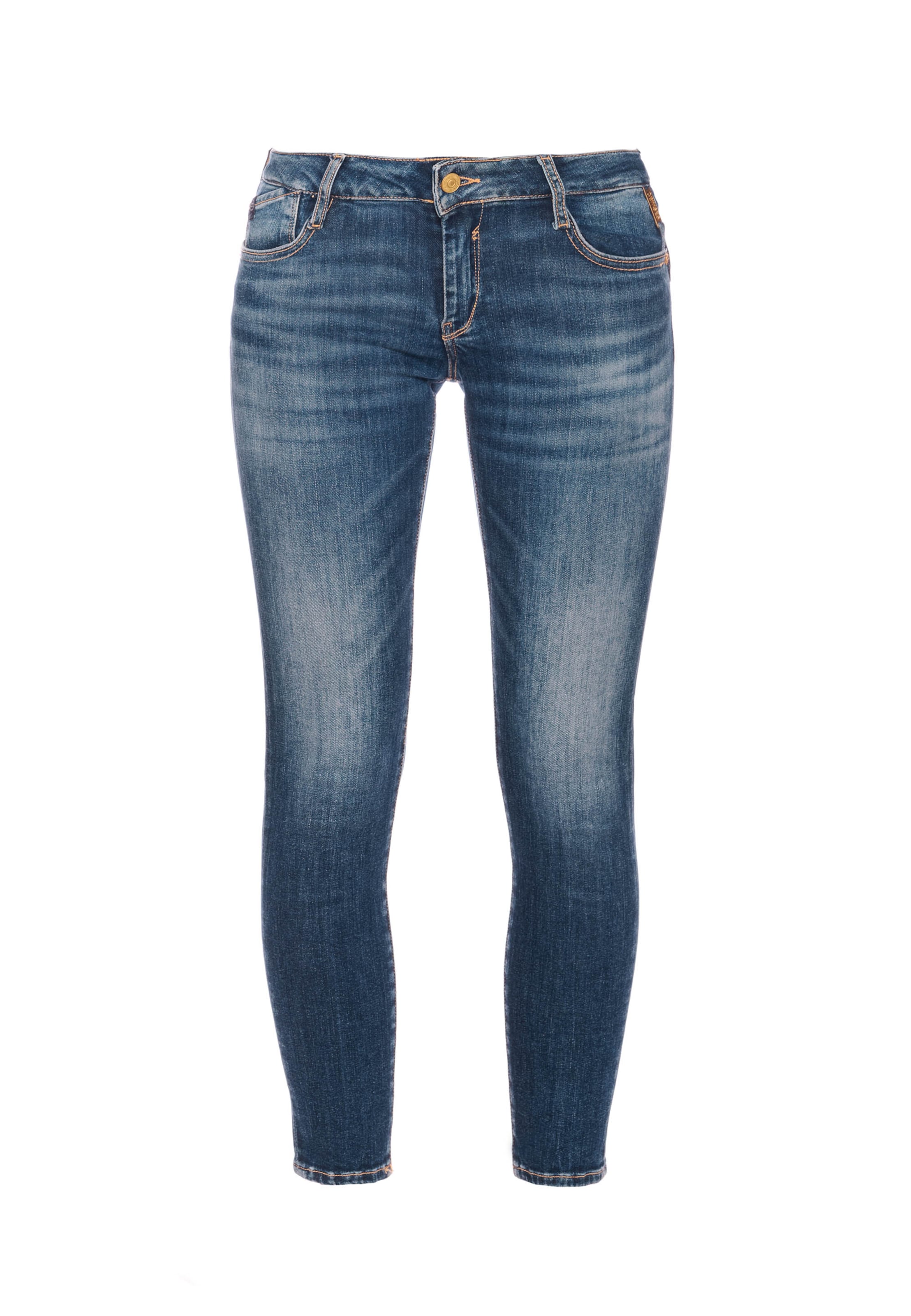 Le Temps Des Cerises Slimfit Jeans 'PULPC' in Blau: Vorderseite
