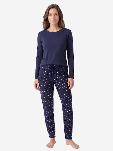 SCHIESSER Pajama 'Mix & Relax' in Blue