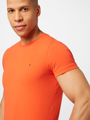 TOMMY HILFIGER Slim fit Shirt in Orange