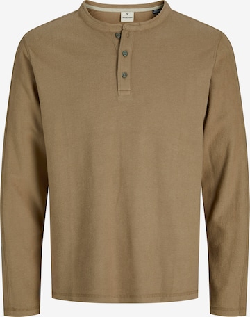 Jack & Jones Premium Shirt 'JPRBLUTYRELL' in Brown: front