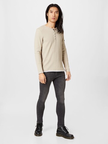 Key Largo Shirt 'SANDRO' in Beige