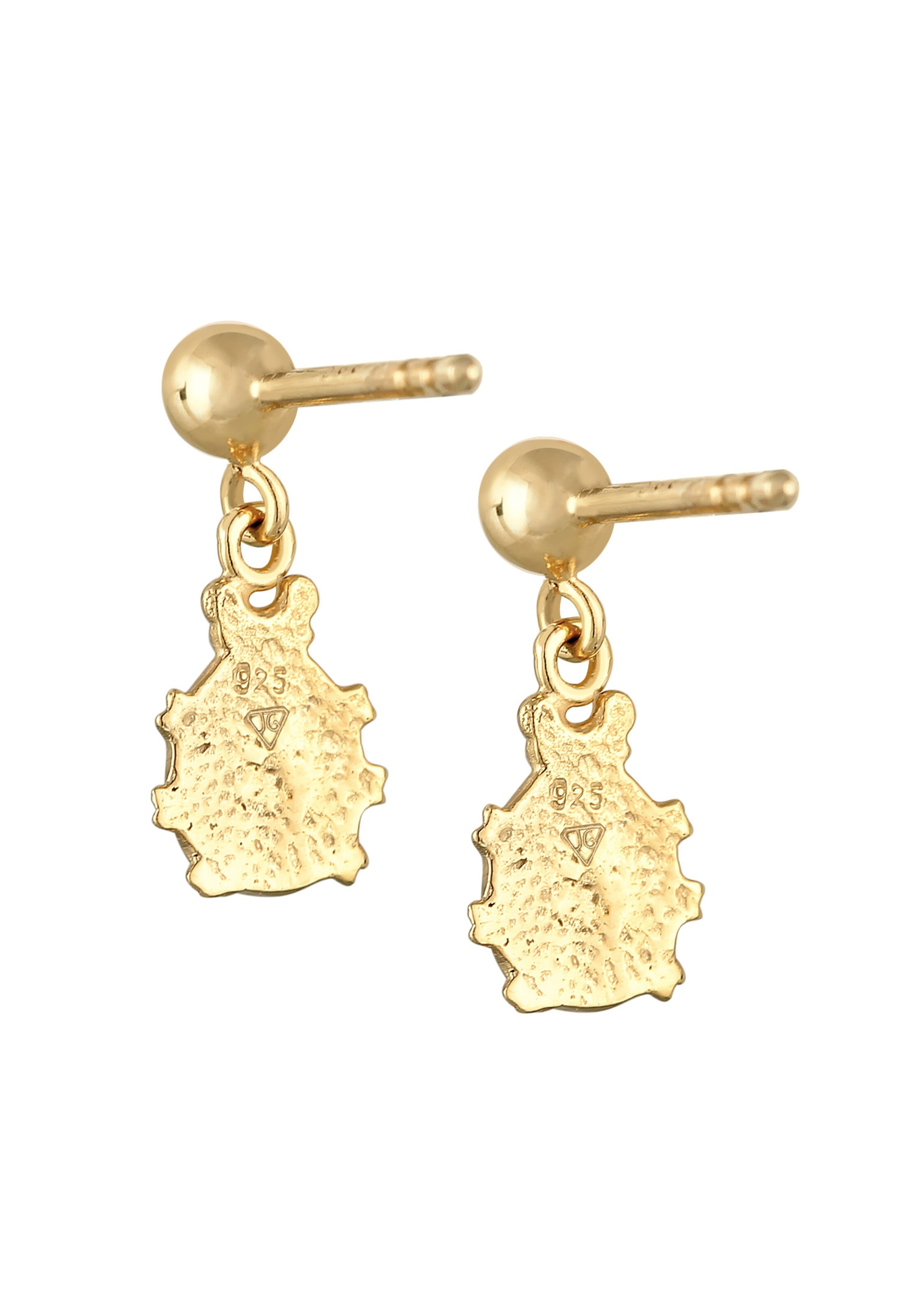ELLI Ohrringe 'Marienkäfer' in Gold