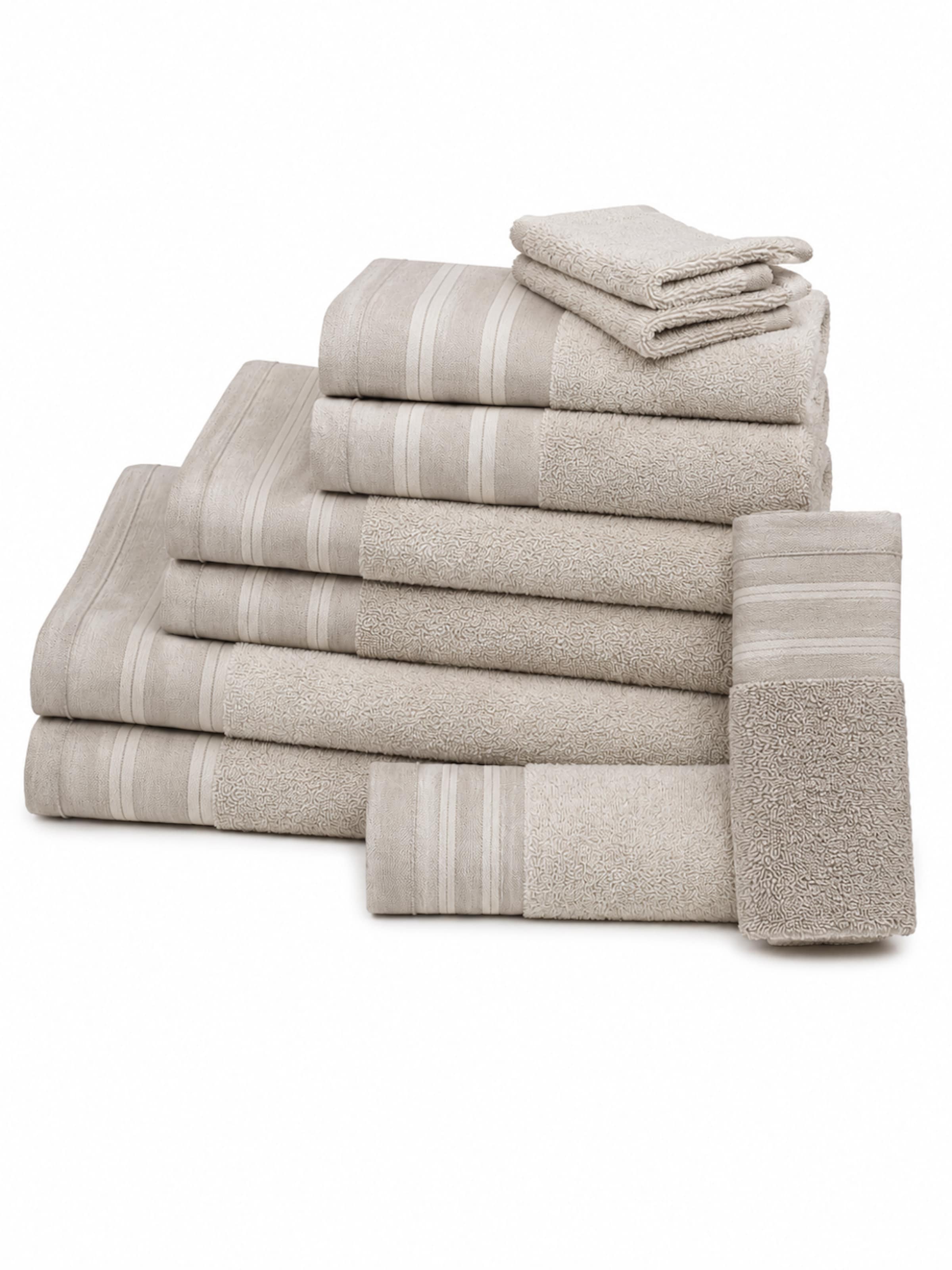 NEIPER Towel 'NATURE Algarve' in Beige: front