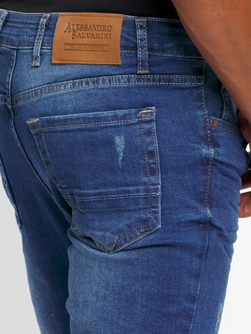 Alessandro Salvarini Regular Jeans in Blue