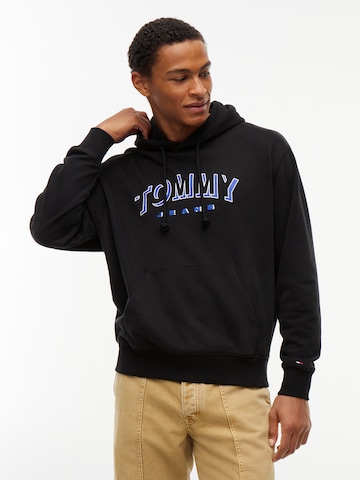 Tommy Jeans Μπλούζα φούτερ σε μαύρο: μπροστά