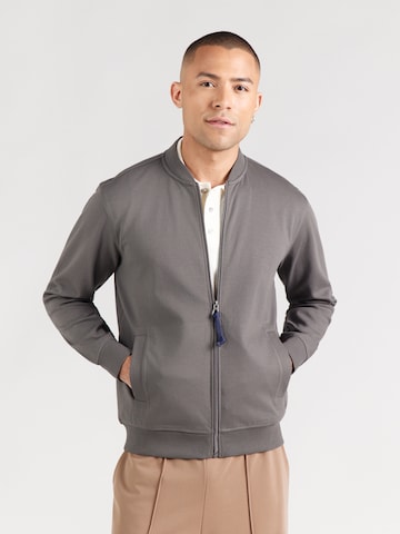 LERROS Sweatvest in Grijs: voorkant