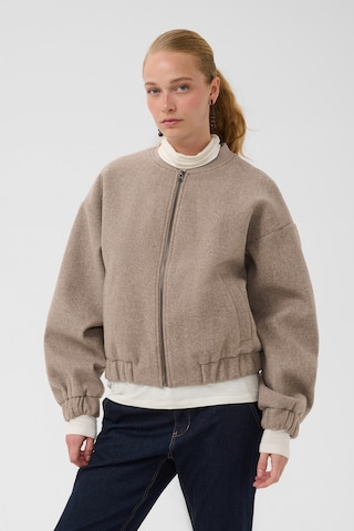 Veste mi-saison 'CUPalona' CULTURE en gris : devant