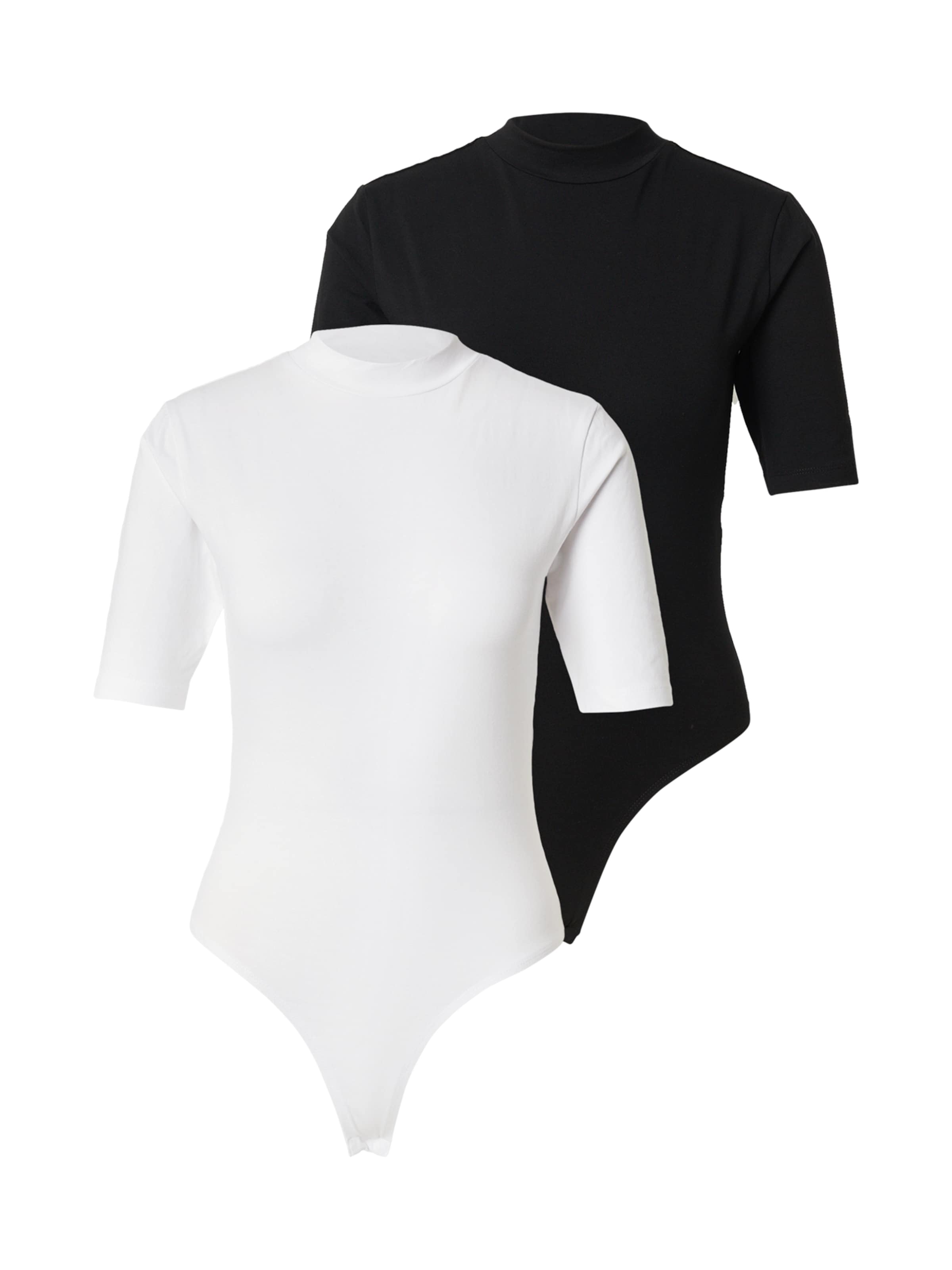 ABOUT YOU Bodi majica 'May' | črna barva: sprednja stran